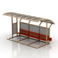 Bus stop 3D Model