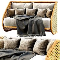 Carry rattan loveseat UE11