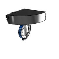 Pipe valve semi lugged butterfly valve HV BF SLL 13