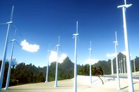 Simple Wind Turbine with LODs
