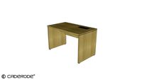 Mesa de Trabalho Plataforma Simples Principal c/ Pé Painel - 1200x700