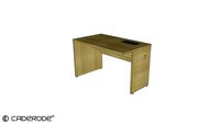 Mesa de Trabalho Plataforma Simples c/ Pé Painel - 1200x700 - LE