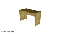 Mesa de Trabalho Plataforma Simples c/ Pé Painel - 1200x600 - LE