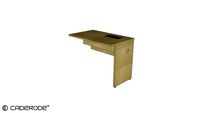 Mesa de Trabalho Plataforma Simples c/ Pé Painel - 1000x600 - CE