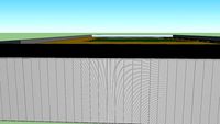 Parede ou fachada de Policarbonato 40 mm - terçamento metalico - Polysolution