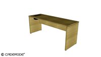 Mesa Gerente Simples Pé Painel - 1800x600