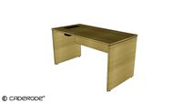 Mesa Gerente Simples Pé Painel - 1400x700