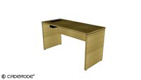 Mesa Gerente Simples Pé Painel - 1400x600
