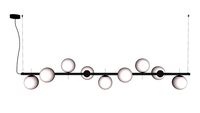 Lustre Pendente 9 Globos Jabuticaba