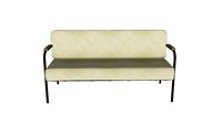 CANAPÉ BARNABÉ VELOUR CHAMPAGNE PIEDS BRUTS - BARNABÉ SOFA CHAMPAGN - LES GAM