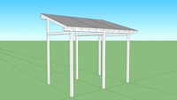Lean To ~ Freestanding Roof
