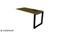 Mesa de Trabalho Plataforma Simples c/ Pé Quadro - 1500x700 - LD