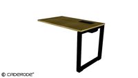 Mesa de Trabalho Plataforma Simples c/ Pé Quadro - 1200x700 - LD