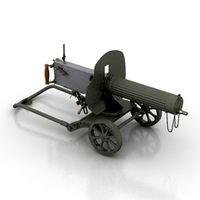Machine gun 3D Model