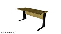 Mesa de Trabalho Linear c/ Pé Metálico em L - 1500x600