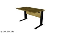 Mesa de Trabalho Linear c/ Pé Metálico em L - 1200x700