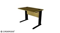 Mesa de Trabalho Linear c/ Pé Metálico em L - 1000x600