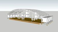 covered platform 22x8m