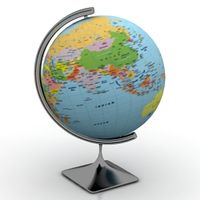 Globe 3D Model