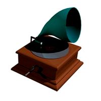 Gramaphone 3D Model
