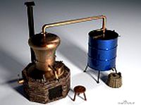 Cauldron for brandy