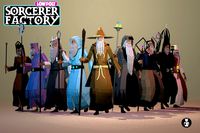 Low Poly Sorcerer Factory