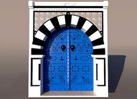 Tunisian door