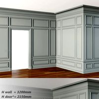 Wall Molding 3 Boiserie Classic Panels
