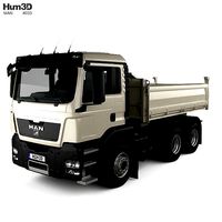 MAN TGS M Day Cab Meiller-Kipper D316 Tipper Truck 3-axle 2012
