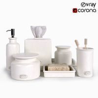 Restoration Hardware Flatiron Union Stoneware Bath Accessories