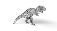 TRexDinosaur Wireframe