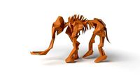 MammothSkeleton Low Poligonal
