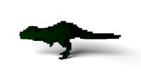 Tyrannosaurus Minecraft Voxel