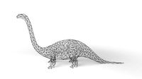 Bronchosaurus Wireframe
