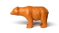 Bear Low Poligonal