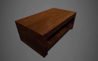 epsilon solid wood coffee table