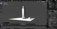 3d model of silvel bottle