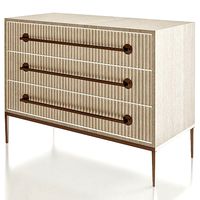 Carlyle Three-Drawer Chest 3d model