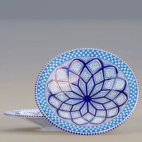 Tunisian hand painted plate
