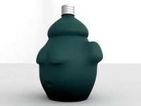 Bottle of water with the design of Mr Cho