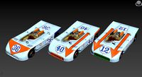 Porsche 908 - 3 1970 - Gulf Race Version