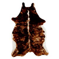 Cowhide Rug Brown And White