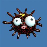 Microbe Rigged animated 3d model