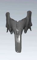 MakeIT Rat Skull Jaw Animal Jaw Mask 3D Model