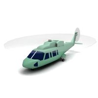 Helicopter 3D Model