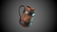 Wooden Tavern Cup