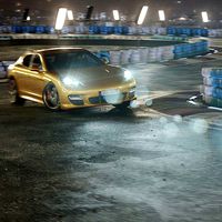 Night Drifting Car Track Vehicle Ride Drift Race Light