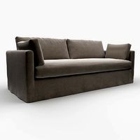Sylvie Slipcover Bench Cushion Sofa by Robin Bruce
