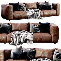 Marechiaro Leather Sofa By Arflex