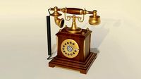 Acient Telephone  Low-poly